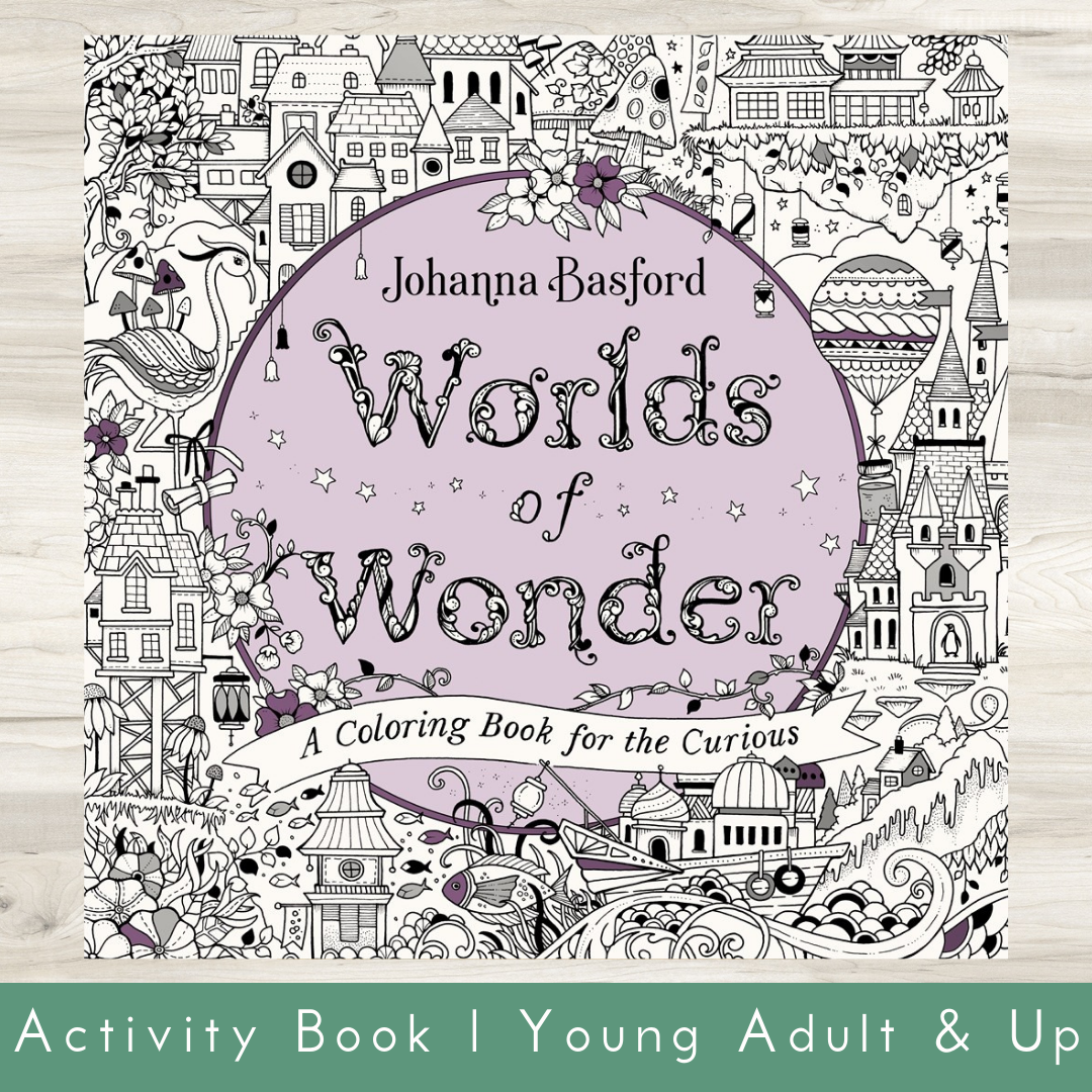  Worlds of Wonder: A Coloring Book for the Curious