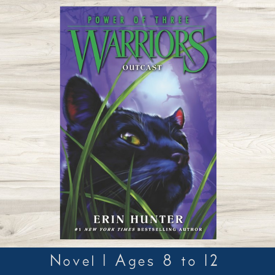 Warriors. Power of Three. Outcast. by Erin Hunter. Hard Cover 